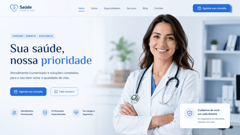 site de médicos