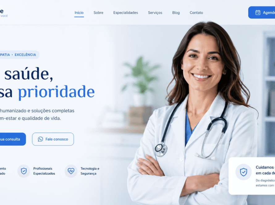 site de médicos