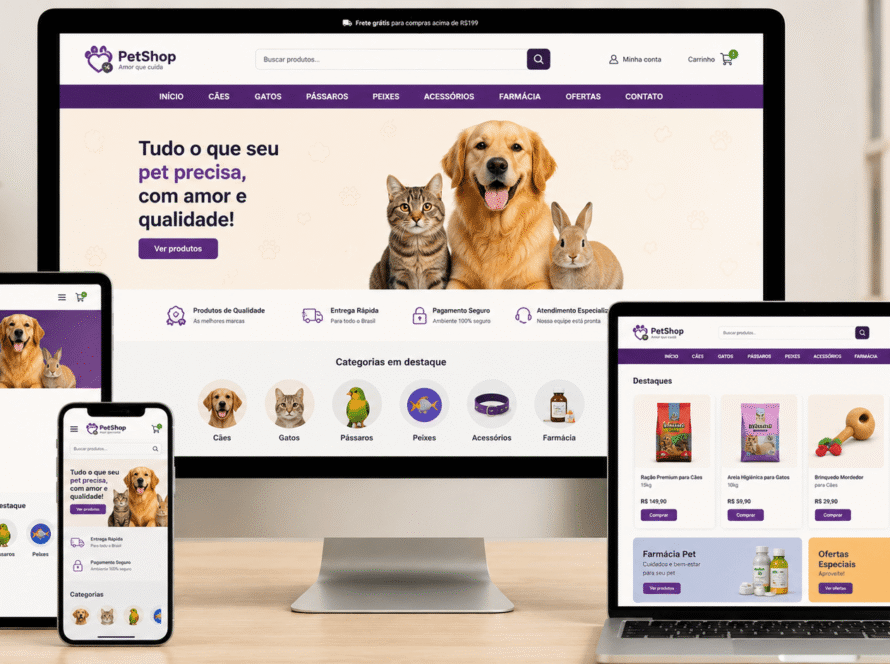 Site petshop